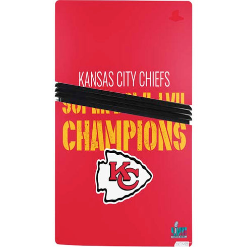NFL Kansas City Chiefs Super Bowl LVII Champions PS5 Pro Console Skin