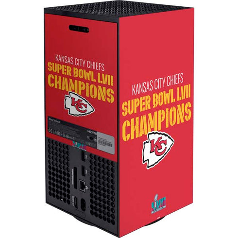 NFL Kansas City Chiefs Super Bowl LVII Champions Xbox Series X Bundle Skin