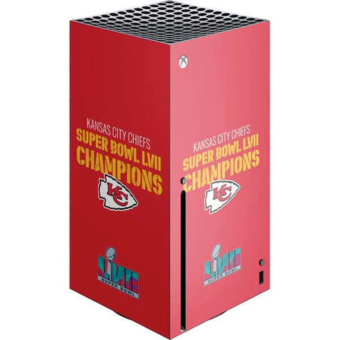 NFL Kansas City Chiefs Super Bowl LVII Champions Xbox Series X Skins