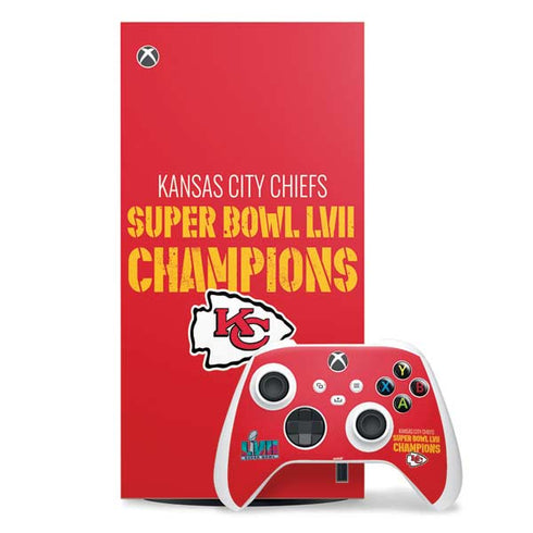 NFL Kansas City Chiefs Super Bowl LVII Champions Xbox Series X Skins