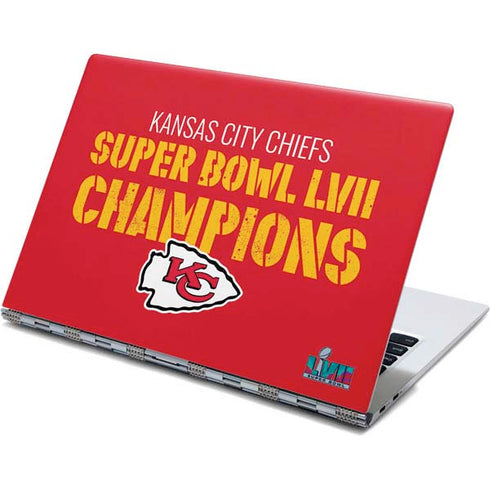 NFL Kansas City Chiefs Super Bowl LVII Champions Yoga 910 2-in-1 14in Touch-Screen Skin
