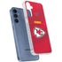 NFL Kansas City Chiefs Team Jersey Galaxy A55 5G Clear Case