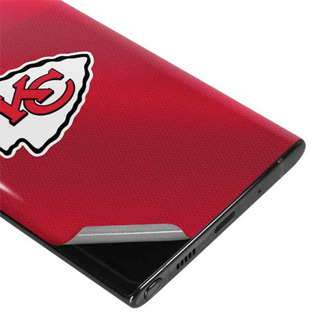 NFL Kansas City Chiefs Team Jersey Galaxy Note 10 Plus Skin