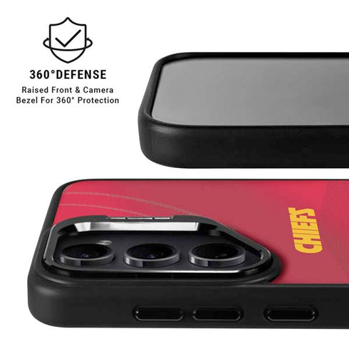 NFL Kansas City Chiefs Team Jersey Galaxy S25 Kickstand Case