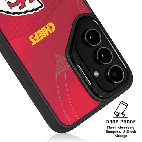 NFL Kansas City Chiefs Team Jersey Galaxy S24 Plus Kickstand Case