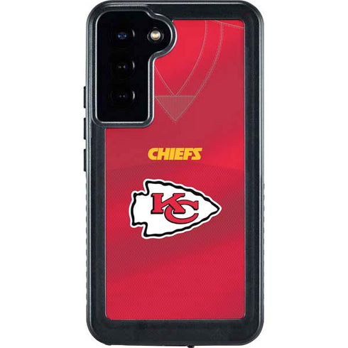 NFL Kansas City Chiefs Team Jersey Galaxy S24 Plus Waterproof Case