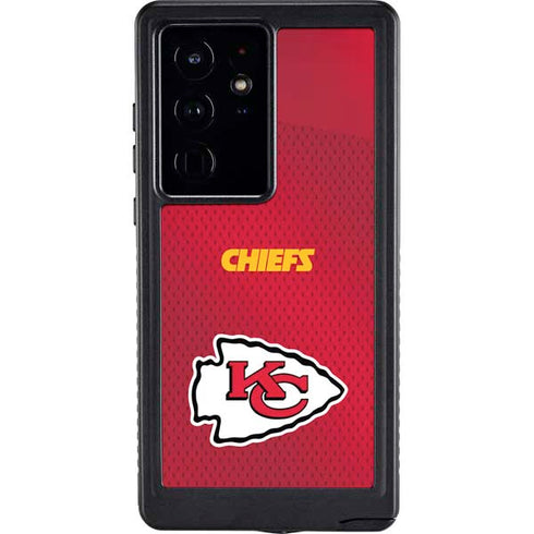 NFL Kansas City Chiefs Team Jersey Galaxy S24 Ultra Waterproof Case