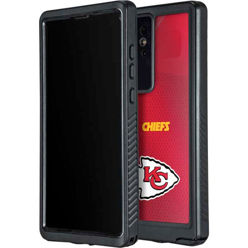 NFL Kansas City Chiefs Team Jersey Galaxy S24 Ultra Waterproof Case