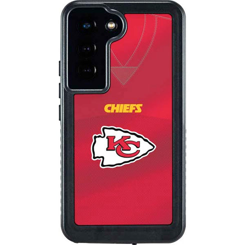 NFL Kansas City Chiefs Team Jersey Galaxy S24 Waterproof Case