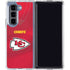 NFL Kansas City Chiefs Team Jersey Galaxy Z Fold5 5G Clear Case