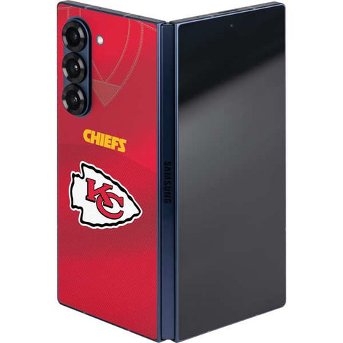 NFL Kansas City Chiefs Team Jersey Galaxy Z Fold6 Skin