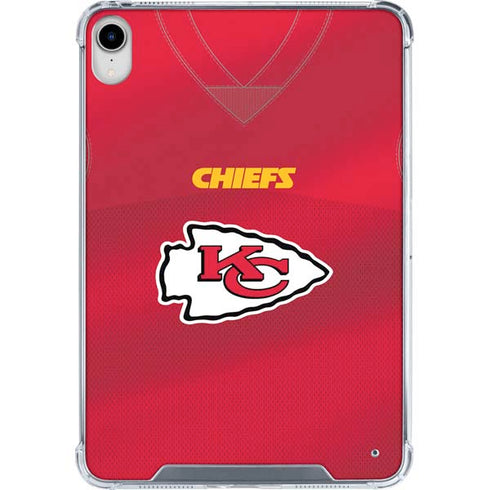 NFL Kansas City Chiefs Team Jersey iPad 11th Gen (2025) Clear Case
