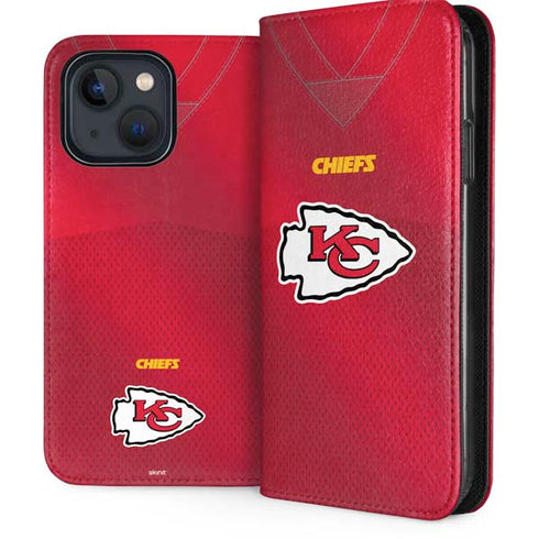 NFL Kansas City Chiefs Team Jersey iPhone 15 Folio Case