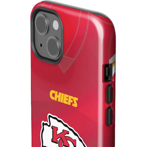 NFL Kansas City Chiefs Team Jersey iPhone 15 Impact Case