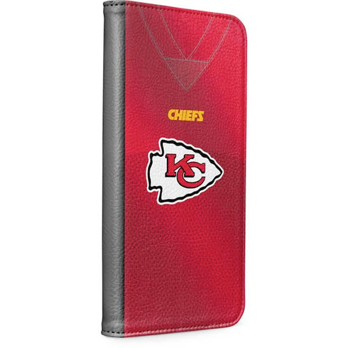NFL Kansas City Chiefs Team Jersey iPhone 15 Plus Folio Case