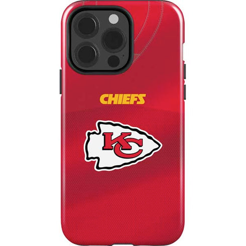 NFL Kansas City Chiefs Team Jersey iPhone 15 Pro Impact Case