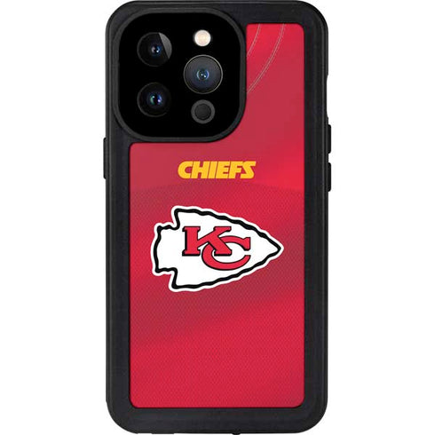 NFL Kansas City Chiefs Team Jersey iPhone 15 Pro Waterproof Case