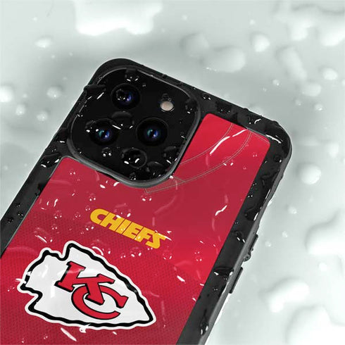 NFL Kansas City Chiefs Team Jersey iPhone 15 Pro Waterproof Case