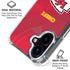 NFL Kansas City Chiefs Team Jersey iPhone 16 Clear Case