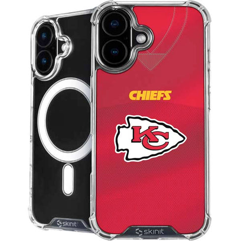 NFL Kansas City Chiefs Team Jersey iPhone 16 MagSafe Case