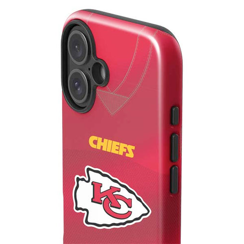 NFL Kansas City Chiefs Team Jersey iPhone 16 Plus Impact Case