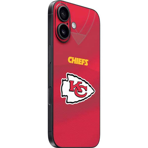 NFL Kansas City Chiefs Team Jersey iPhone 16 Plus Skin