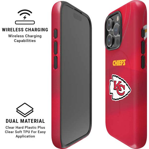 NFL Kansas City Chiefs Team Jersey iPhone 16 Pro Magsafe Impact Case