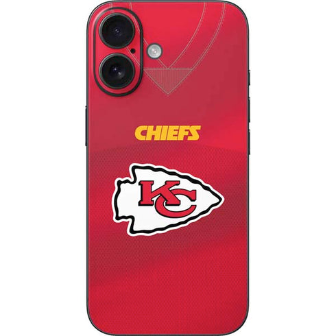 NFL Kansas City Chiefs Team Jersey iPhone 16 Skin