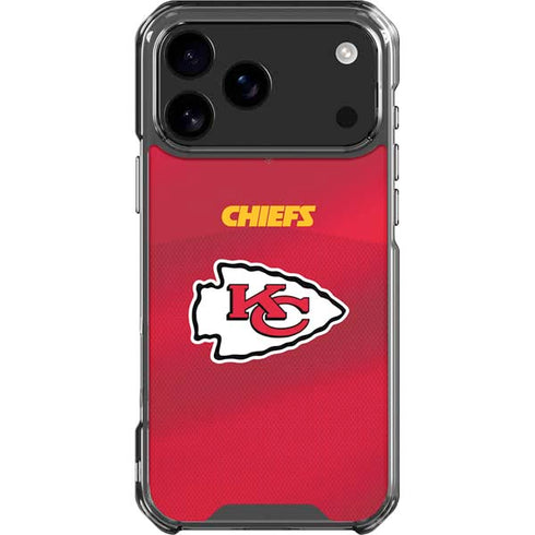 NFL Kansas City Chiefs Team Jersey iPhone 18 Pro Max Clear Case