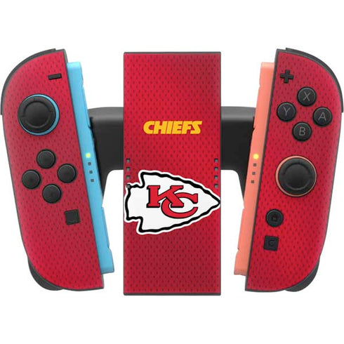 NFL Kansas City Chiefs Team Jersey Nintendo Switch 2 (2025) Joy-Con Controller Skin