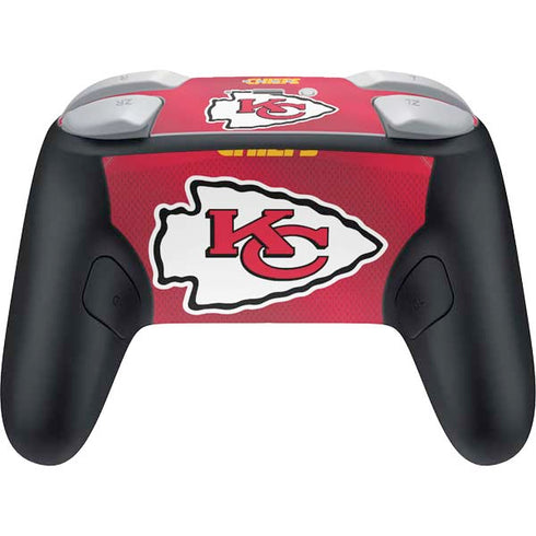 NFL Kansas City Chiefs Team Jersey Nintendo Switch 2 (2025) Pro Controller Skin