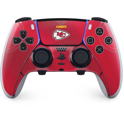 NFL Kansas City Chiefs Team Jersey PS5 DualSense Edge Pro Controller Skin