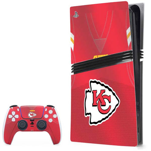 NFL Kansas City Chiefs Team Jersey PlayStation PS5 Skins