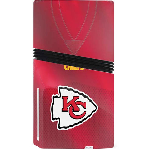NFL Kansas City Chiefs Team Jersey PS5 Pro Disk Bundle Skin