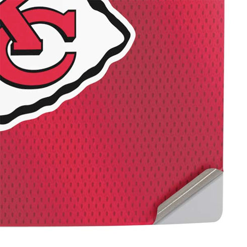 NFL Kansas City Chiefs Team Jersey PS5 Slim Digital Edition Console Skin