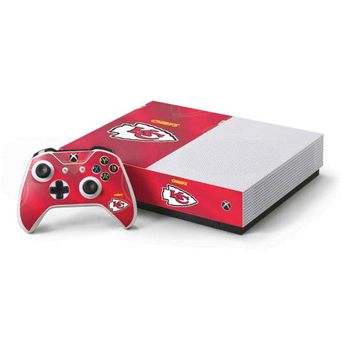 NFL Kansas City Chiefs Team Jersey Xbox One S All-Digital Edition Bundle Skin