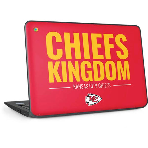 NFL Kansas City Chiefs Team Motto HP Chromebook Skin