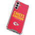 NFL Kansas City Chiefs Team Motto Galaxy A16 5G Clear Case