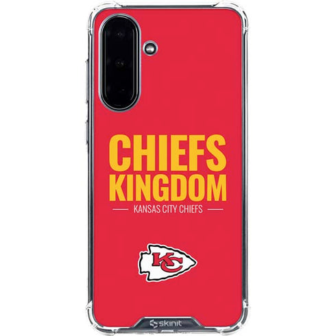 NFL Kansas City Chiefs Team Motto Galaxy A36 5G Clear Case