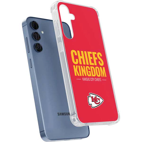 NFL Kansas City Chiefs Team Motto Galaxy A55 5G Clear Case