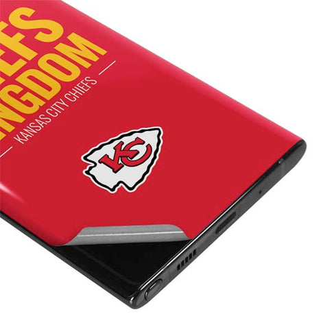 NFL Kansas City Chiefs Team Motto Galaxy Note 10 Plus Skin