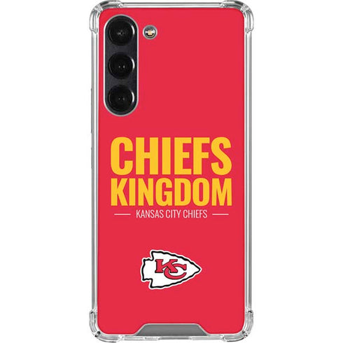 NFL Kansas City Chiefs Team Motto Galaxy S24 FE Clear Case