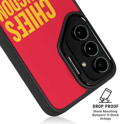 NFL Kansas City Chiefs Team Motto Galaxy S25 Kickstand Case