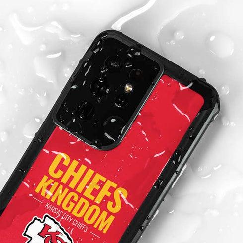 NFL Kansas City Chiefs Team Motto Galaxy S24 Ultra Waterproof Case