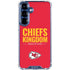 NFL Kansas City Chiefs Team Motto Galaxy S25 Clear Case