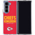 NFL Kansas City Chiefs Team Motto Galaxy Z Fold5 5G Clear Case