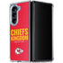 NFL Kansas City Chiefs Team Motto Galaxy Z Fold5 5G Clear Case