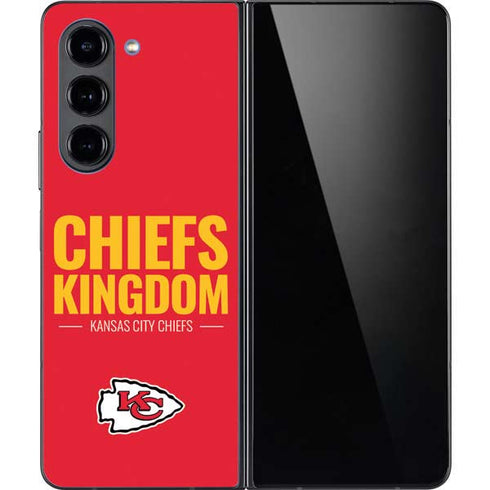 NFL Kansas City Chiefs Team Motto Galaxy Z Fold5 5G Skin