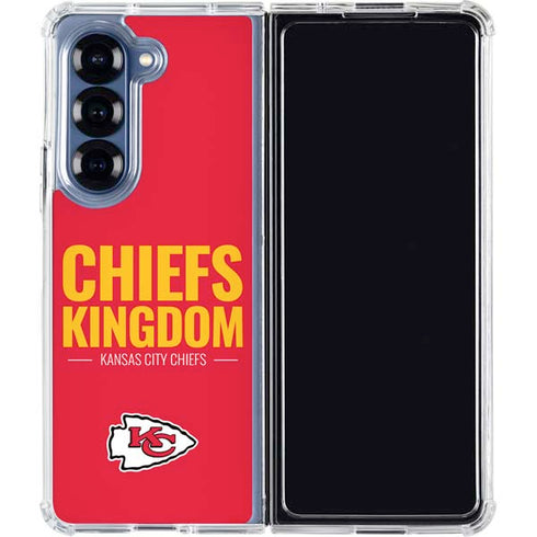 NFL Kansas City Chiefs Team Motto Galaxy Z Fold6 Clear Case