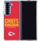 NFL Kansas City Chiefs Team Motto Galaxy Z Fold6 Clear Case